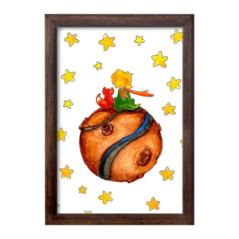 تابلو خندالو طرح شازده کوچولو  کد 1822