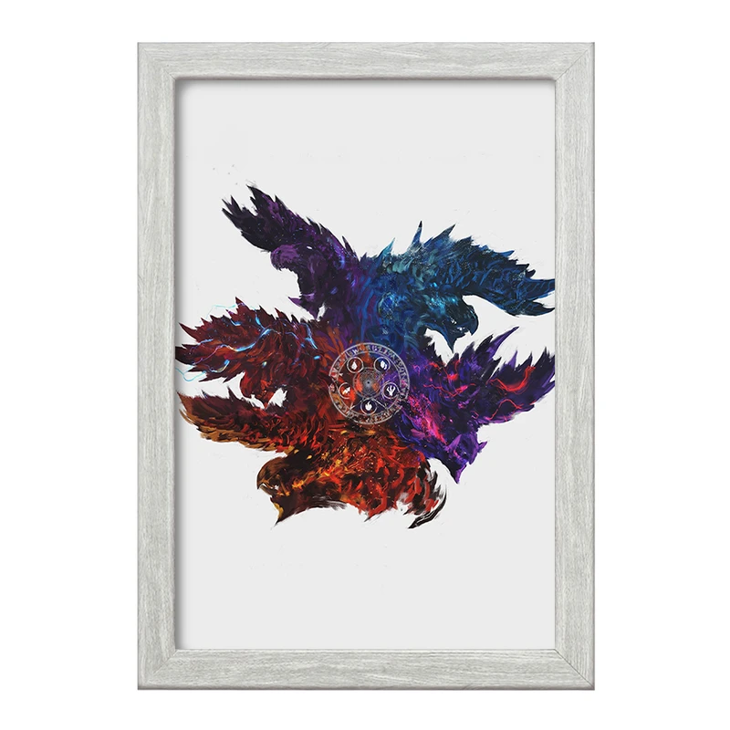 تابلو خندالو طرح بازی شکارچی هیولا (Monster Hunter) کد 33237