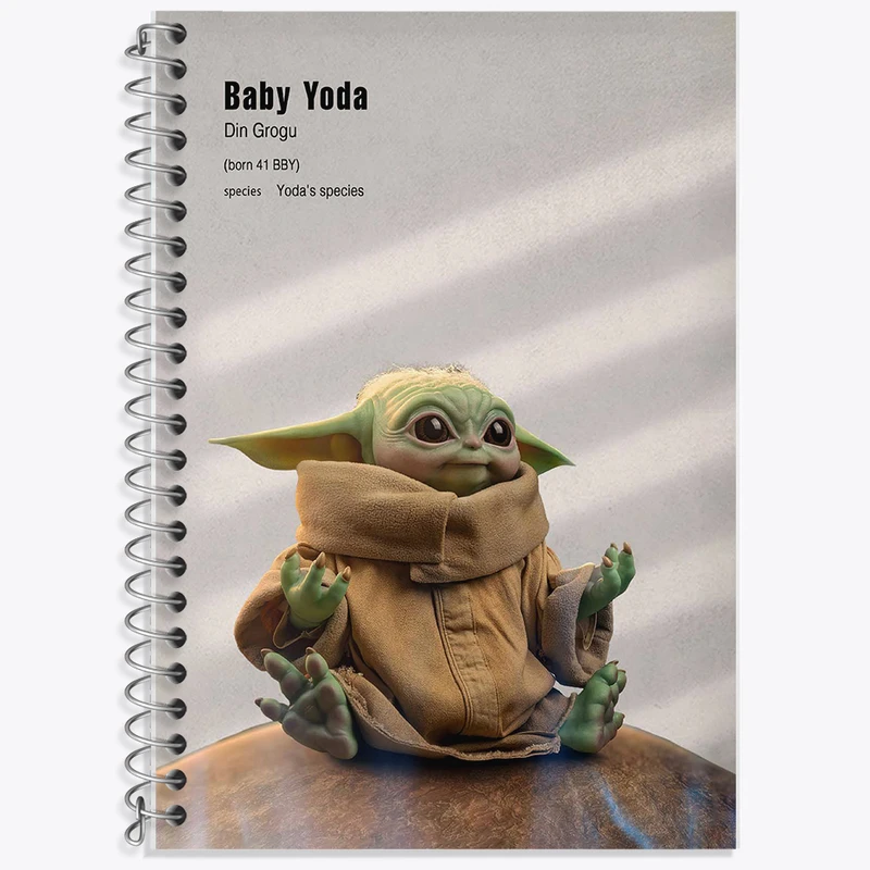 دفتر نت موسیقی 50 برگ خندالو طرح بیبی یودا کد F11938