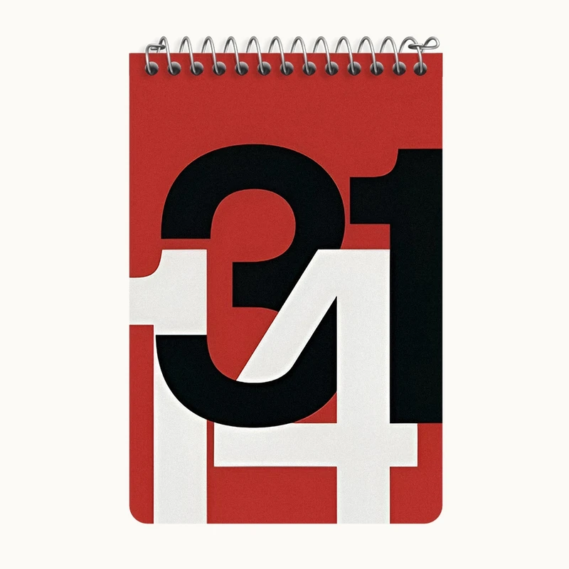 دفتر یادداشت 50 برگ خندالو طرح عداد کد F10113