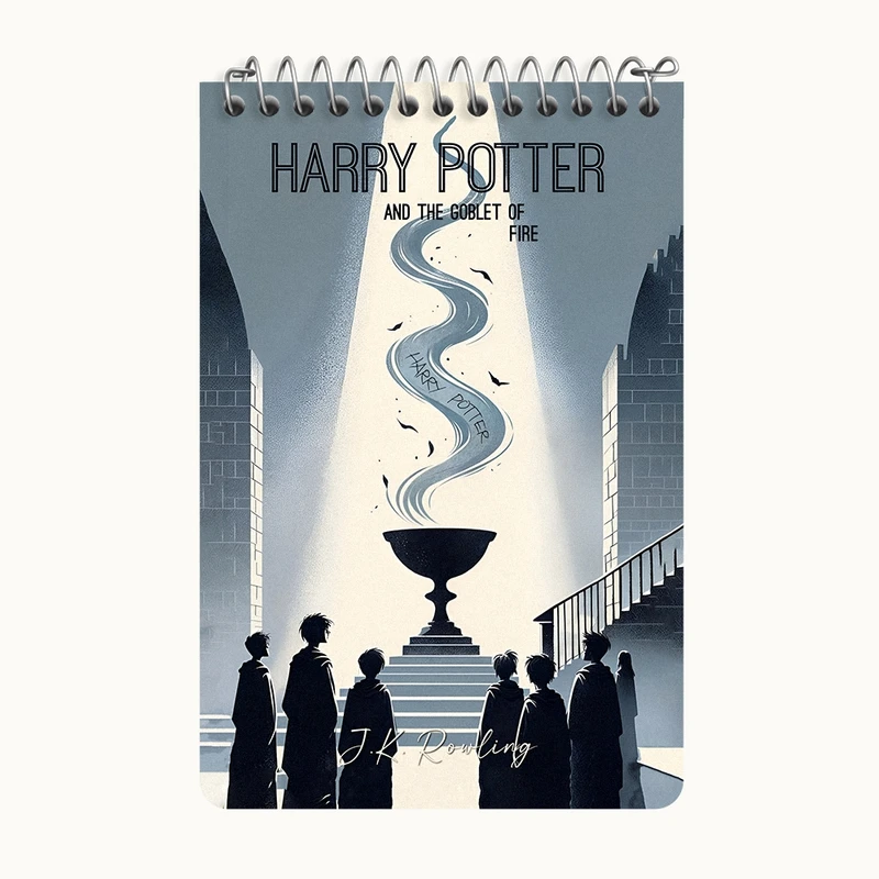 دفتر یادداشت 50 برگ خندالو طرح هری پاتر (Harry Potter) کد F14159