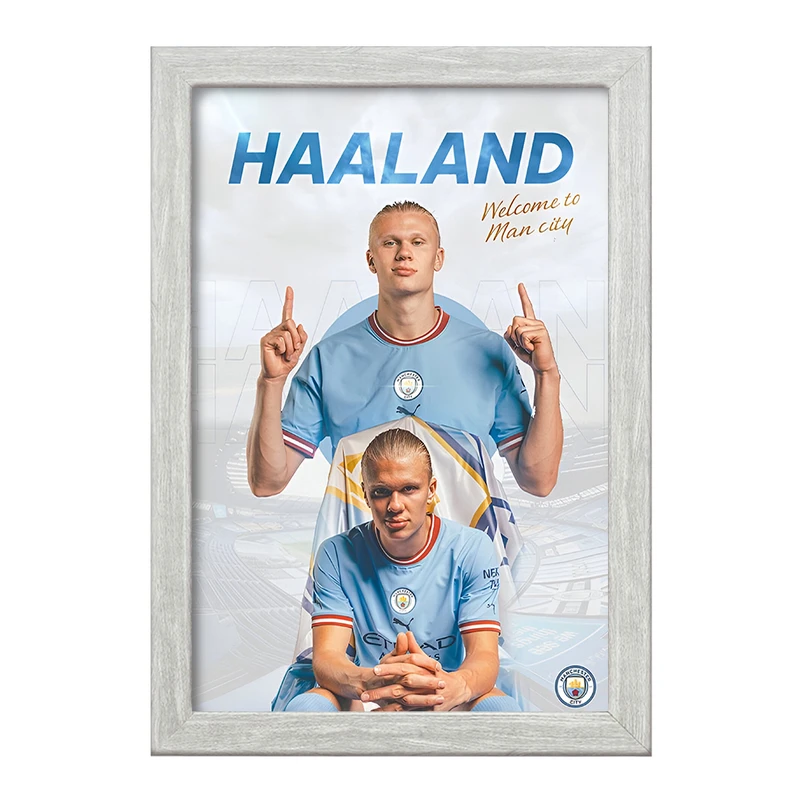 تابلو خندالو طرح ارلینگ هالند (Erling Haaland) کد F14279