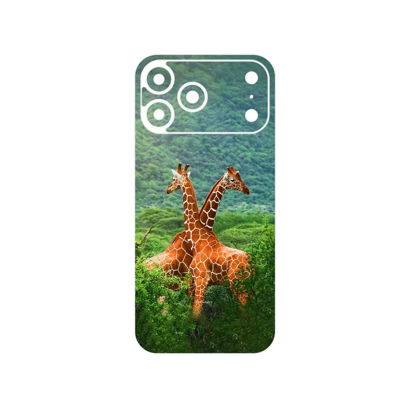برچسب پوششی ماهوت مدل Giraffe مناسب برای گوشی موبایل اپل iPhone 17 Pro Max