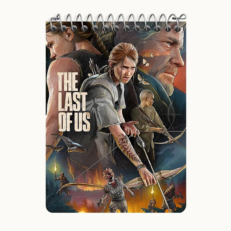 دفتر یادداشت 50 برگ خندالو طرح (The Last Of Us) آخرین بازمانده از ما کد N9299