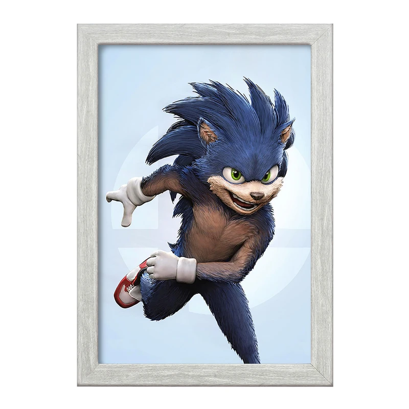 تابلو خندالو طرح سونیک (Sonic) کد F176