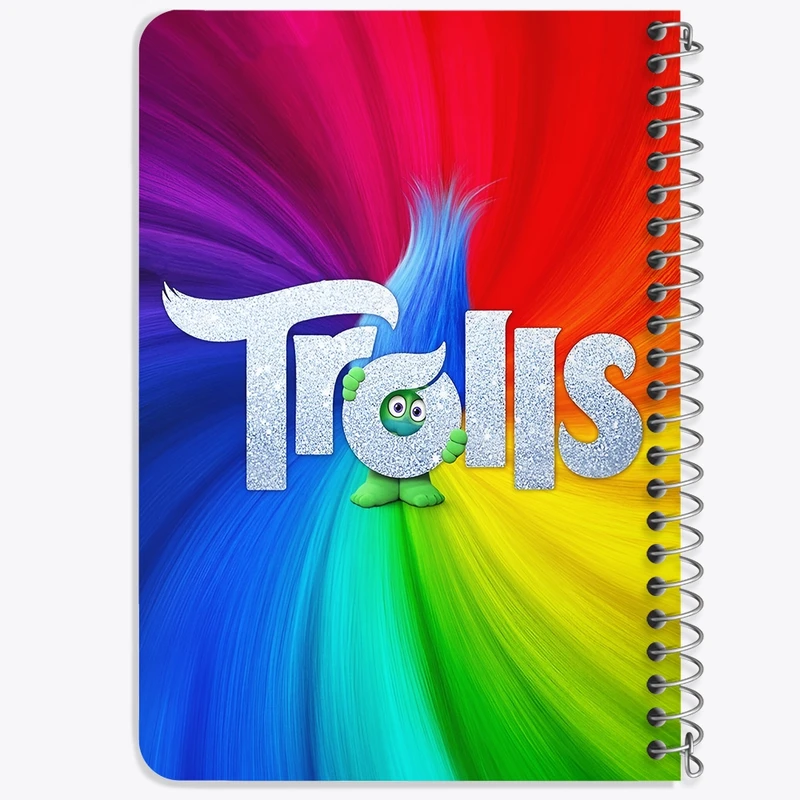 دفتر یادداشت 50 برگ خندالو طرح ترول ها (Trolls) کد F8304