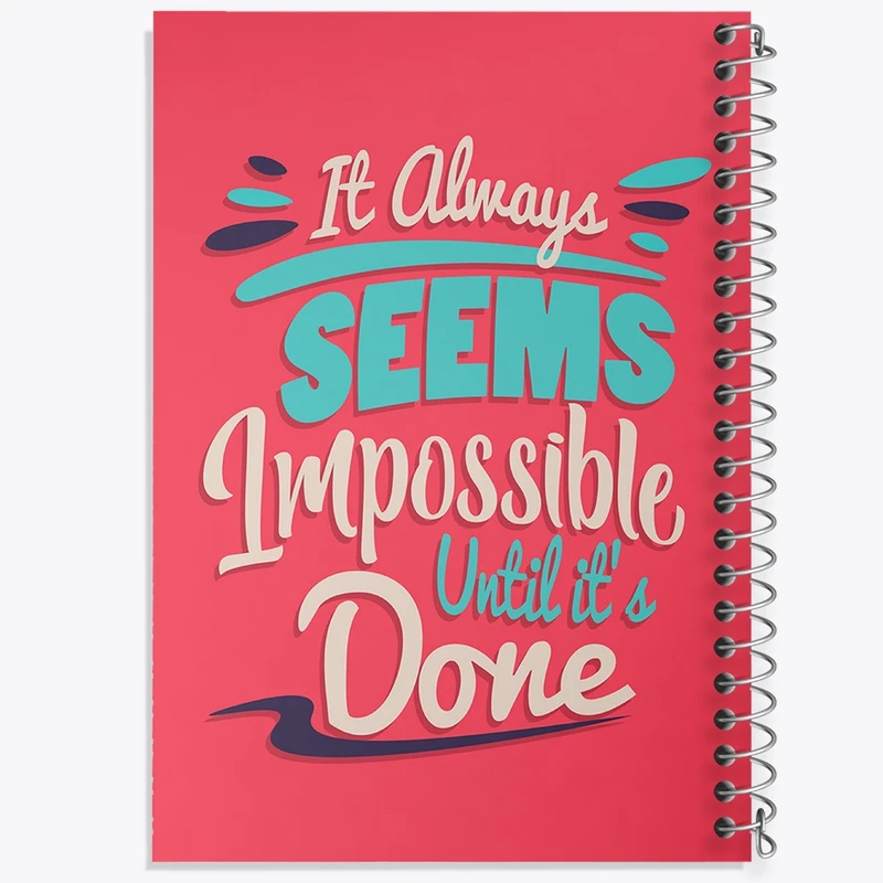 دفتر طراحی 50 برگ خندالو طرح جملات انگیزشی کد 24801