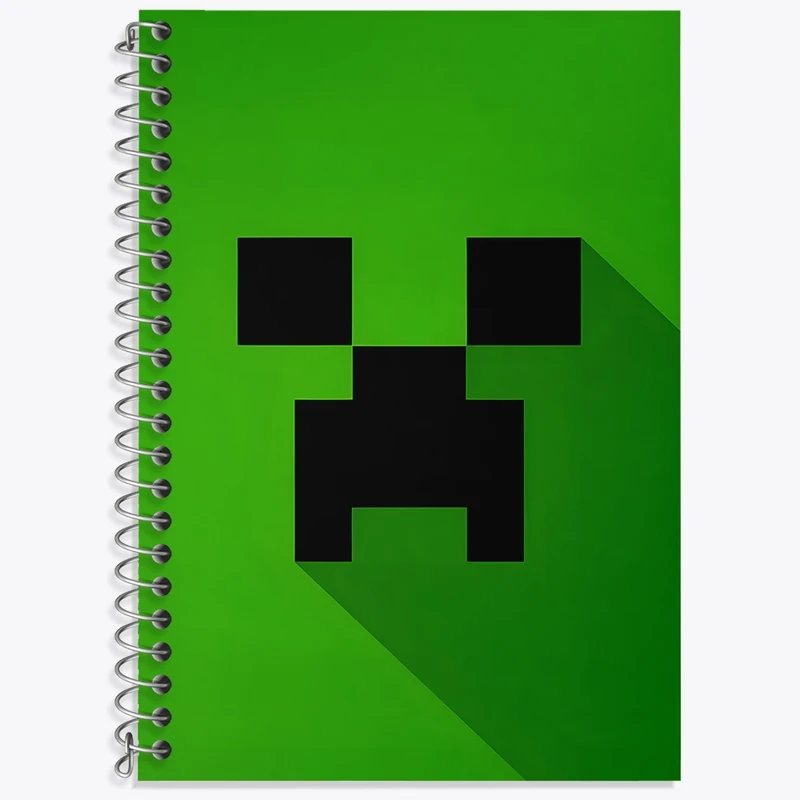 دفتر لغت 50 برگ خندالو طرح ماینکرافت (Minecraft) کد F3502