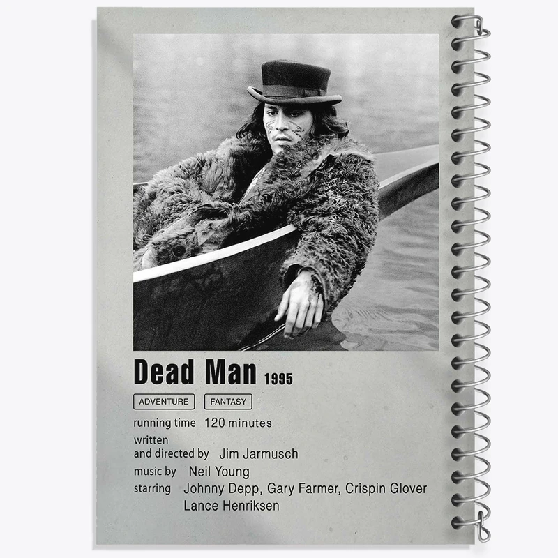 دفتر لیست خرید 50 برگ خندالو طرح مرد مرده (Dead Man) کد F11300