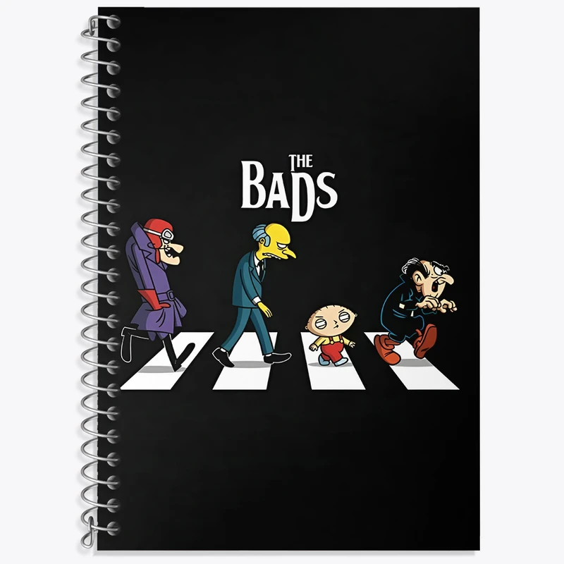 دفتر زبان دوخط 50 برگ خندالو طرح شخصیت انیمیشن های معروف کد F4466