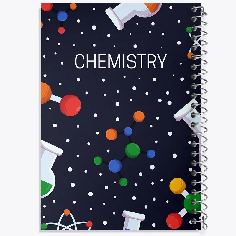 دفتر طراحی 50 برگ خندالو طرح شیمی کد N396