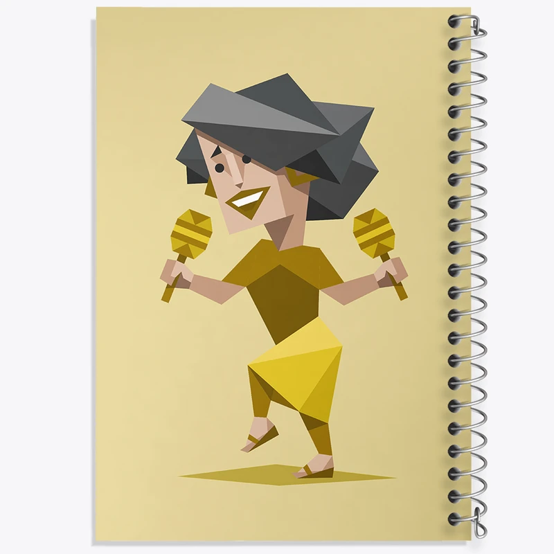 دفتر طراحی 50 برگ خندالو طرح تایپ شخصیتی سرگرم کننده ESFP  کد 7706