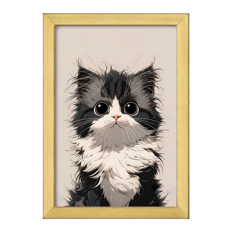 تابلو خندالو طرح گربه (Cat) کد F2940