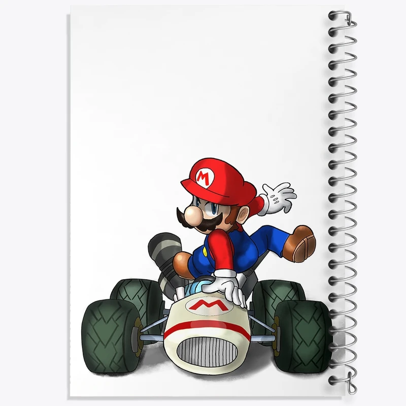 دفتر طراحی 50 برگ خندالو طرح (Mario) بازی سوپر ماریو کد 31530