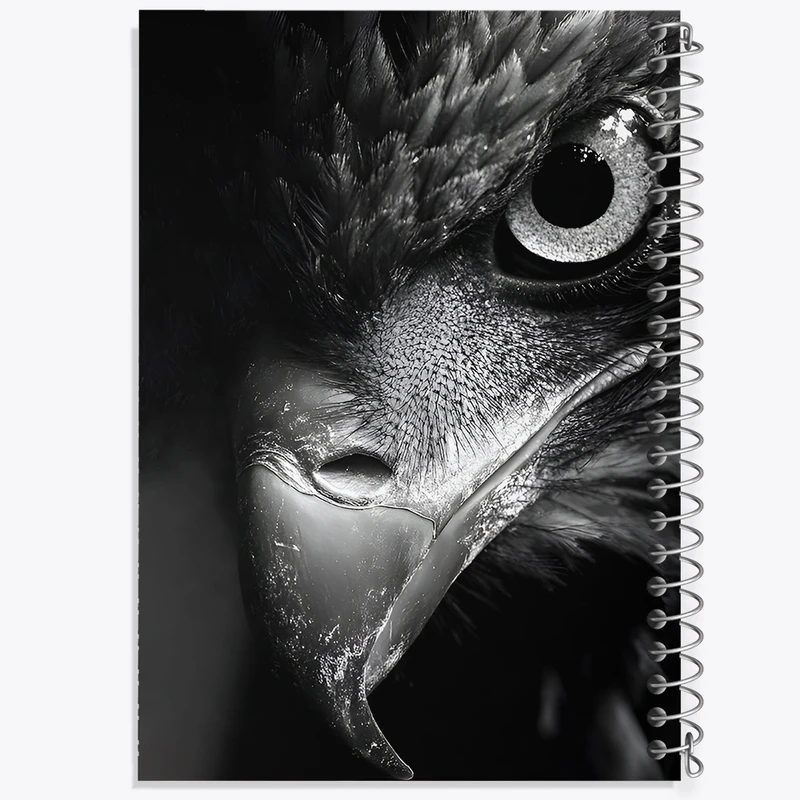 دفتر شطرنجی 50 برگ خندالو طرح عقاب کد F8565