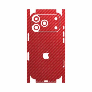 MAHOOT Red-Fiber-FullSkin Cover Sticker for Apple iPhone 17 Pro