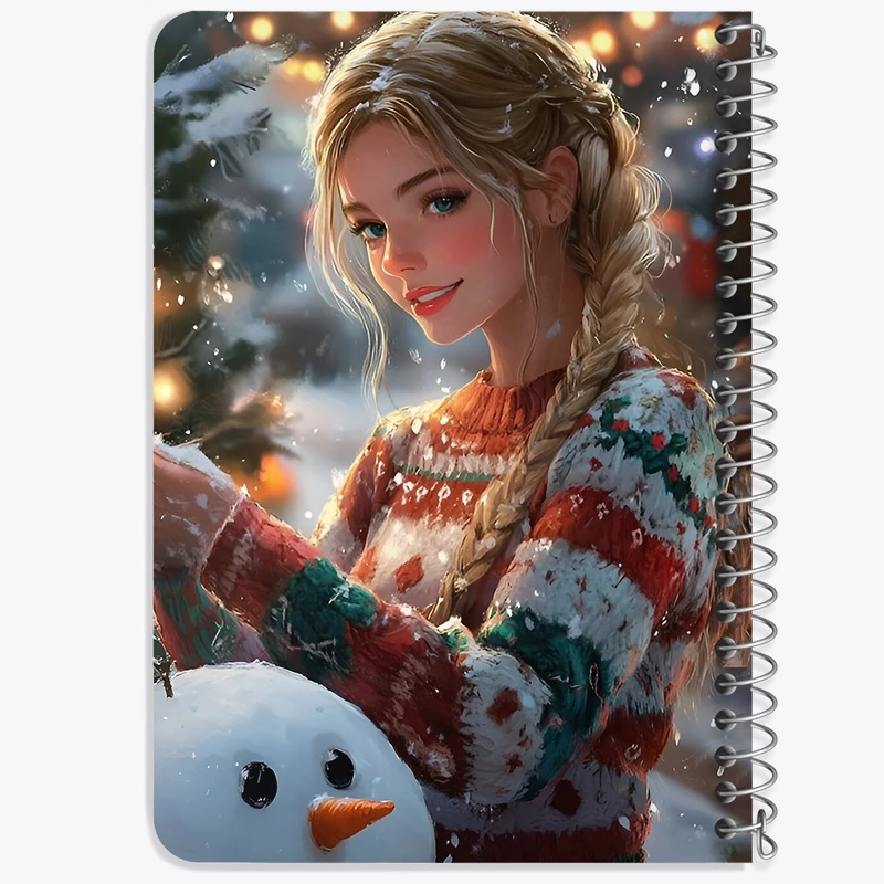 دفتر یادداشت 50 برگ خندالو طرح دخترانه بامزه کد F8572