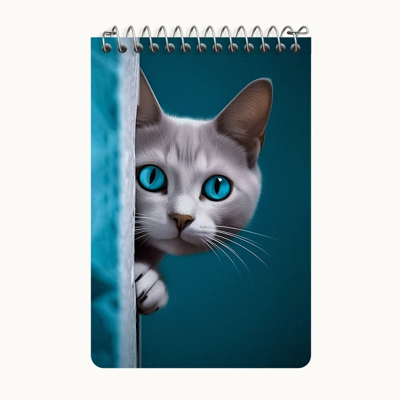 دفتر یادداشت 50 برگ خندالو طرح گربه کد F12027