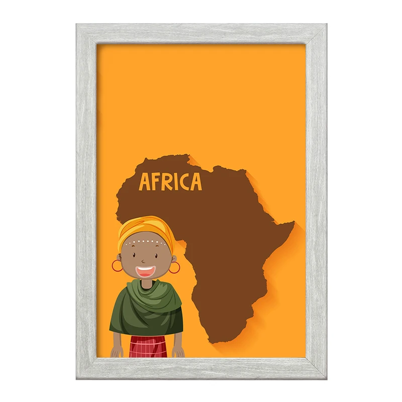 تابلو خندالو طرح آفریقا Africa کد 29823