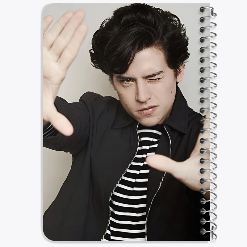 دفتر یادداشت 50 برگ خندالو طرح کول اسپراوس(Cole Sprouse) کد F10249