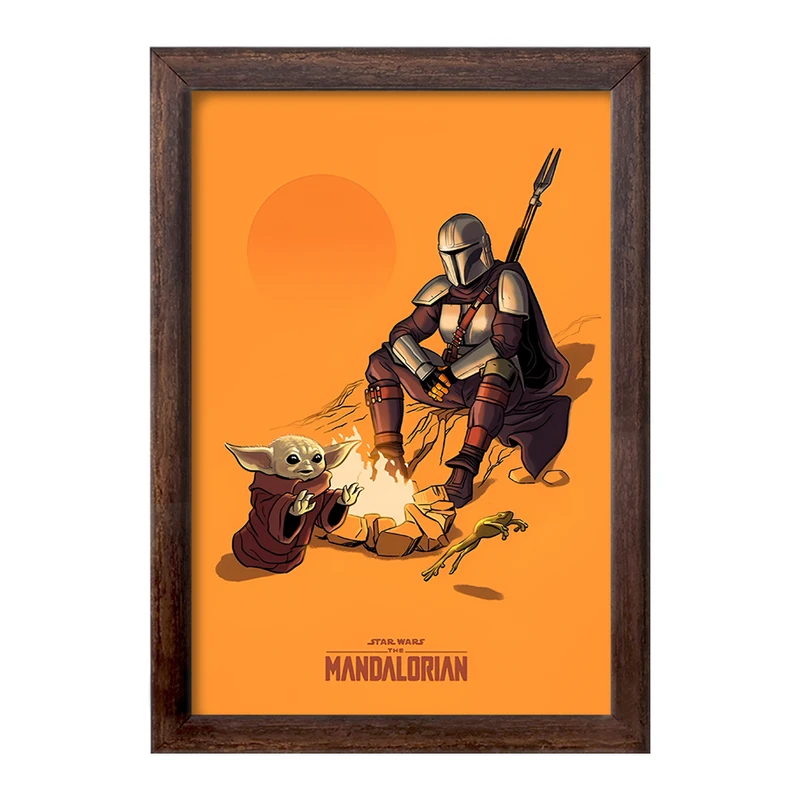 تابلو خندالو طرح مندلورین (The Mandalorian) کد F13753