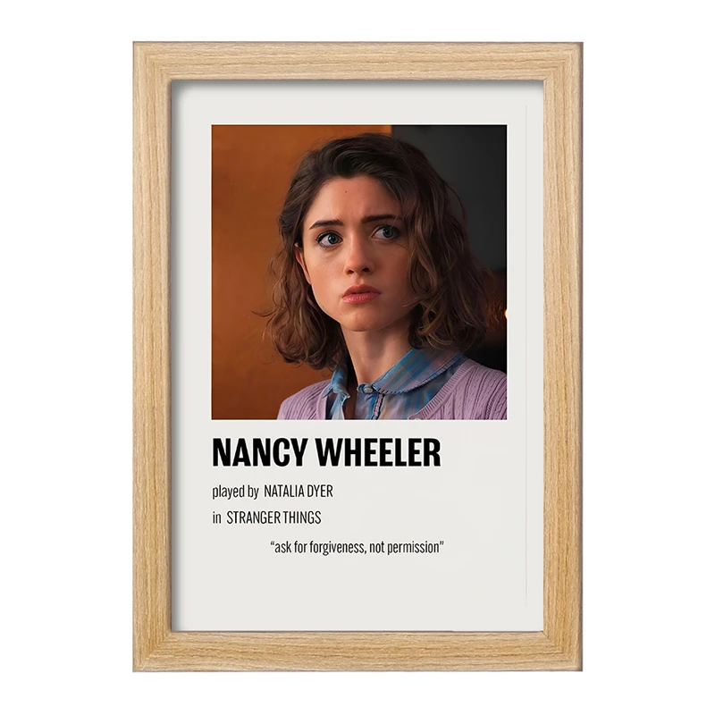 تابلو خندالو طرح نانسی ویلر (Nancy Wheeler) کد F13047