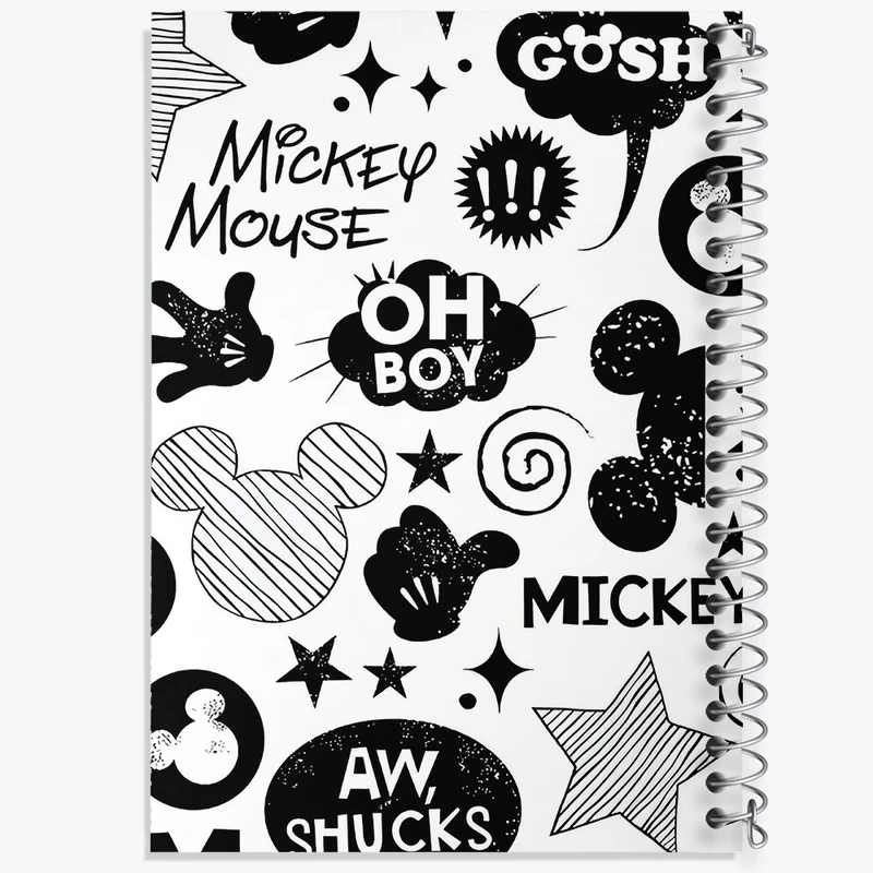 دفتر شطرنجی 50 برگ خندالو طرح میکی موس کد F4088