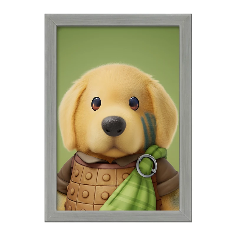 تابلو خندالو طرح سگ کد F10053