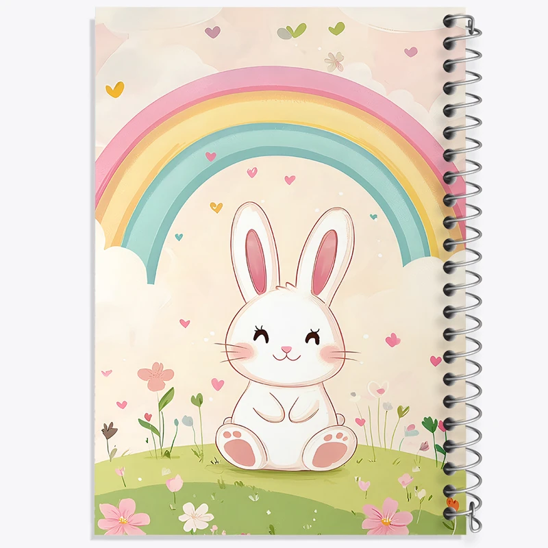 دفتر مشق 50 برگ خندالو طرح خرگوش بامزه کد N6924