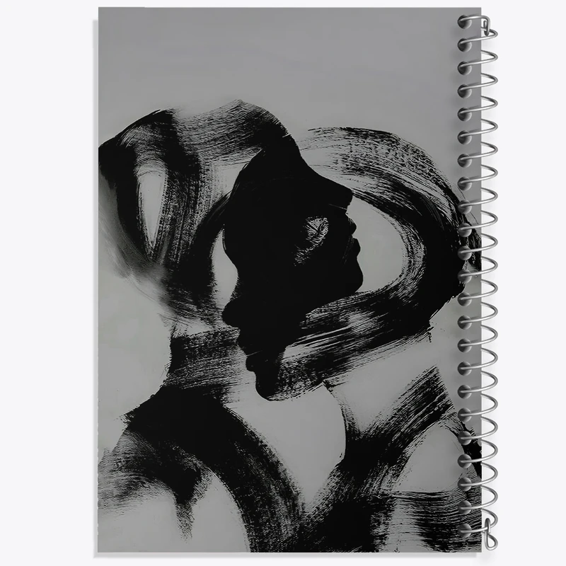 دفتر لیست خرید 50 برگ خندالو طرح پرتره کد F3866