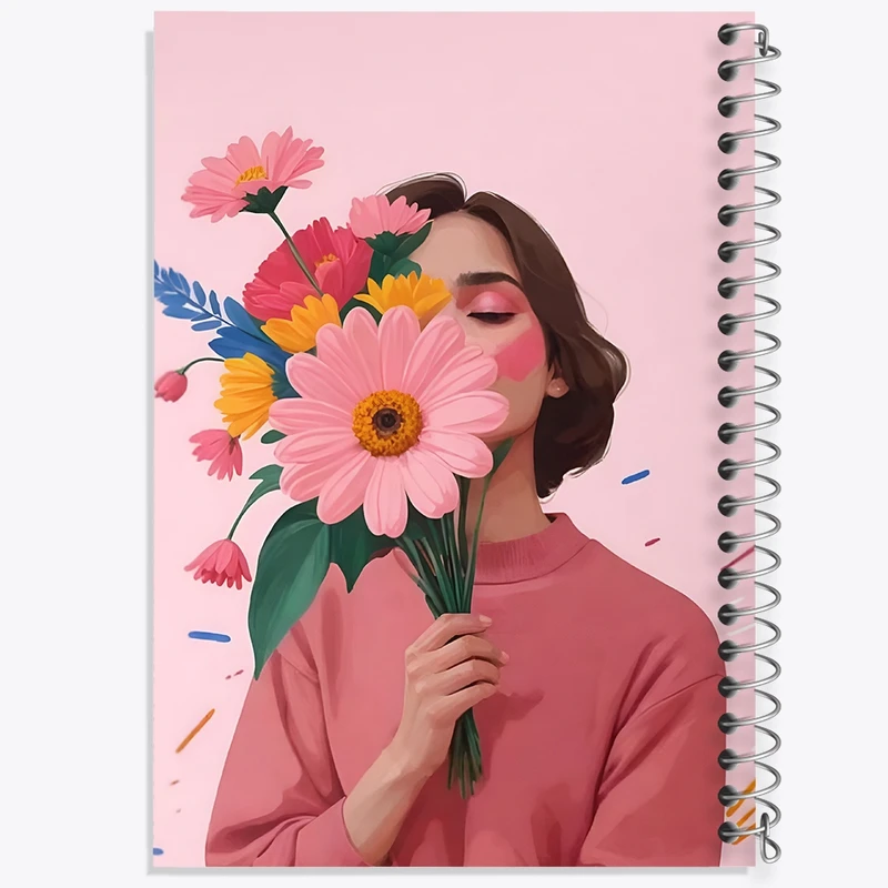 دفتر لیست خرید 50 برگ خندالو طرح دخترانه فانتزی کد F10902