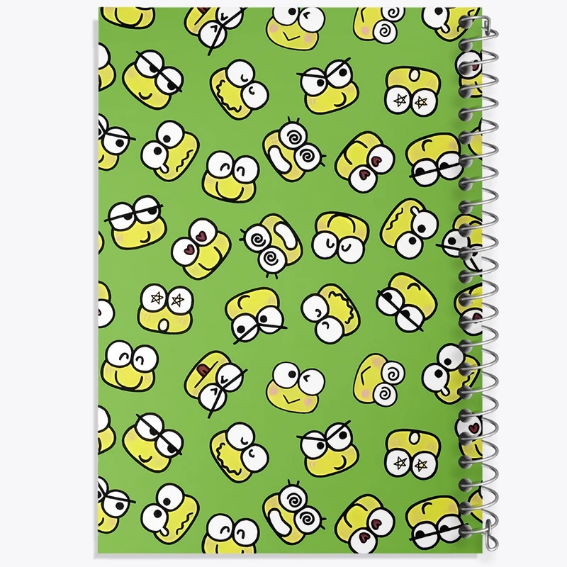 دفتر شطرنجی 50 برگ خندالو طرح کروپی (Keroppi) کد N7142