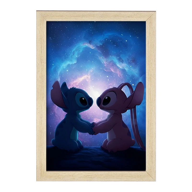 تابلو خندالو طرح استیچ (Stitch) کد F14392