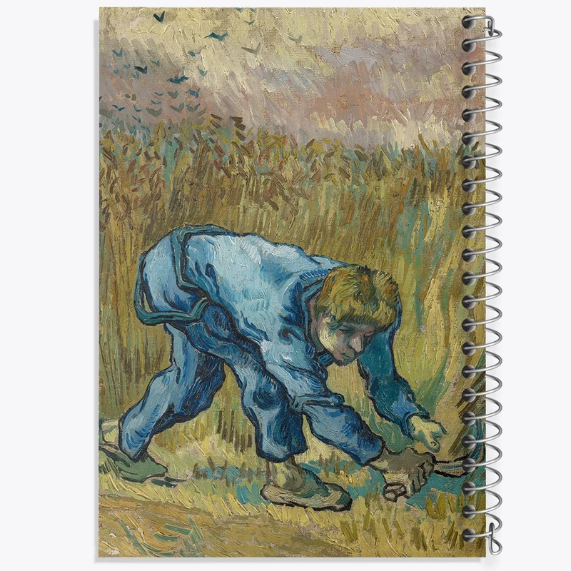 دفتر طراحی 50 برگ خندالو طرح درو ونسان ونگوگ (Van Gogh) کد 36817