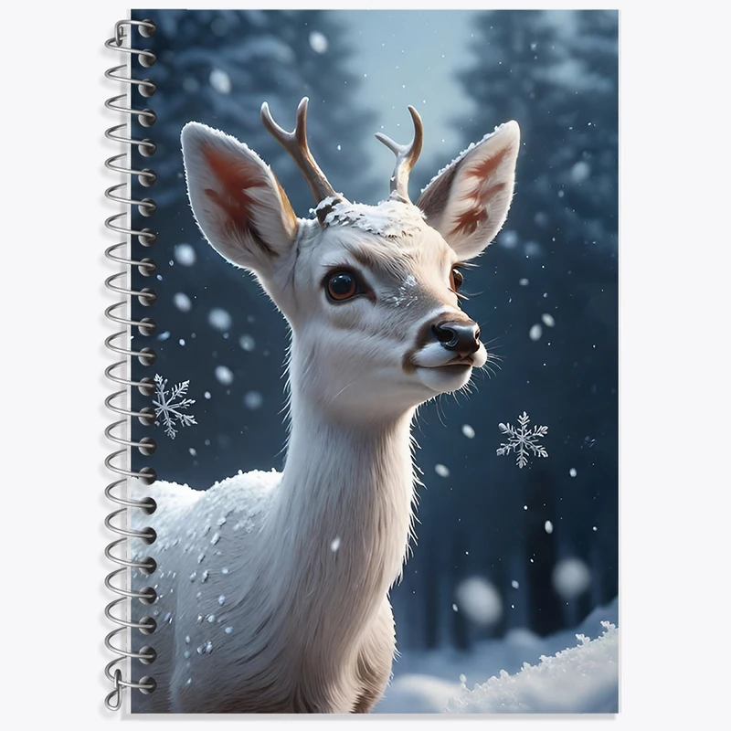 دفتر لغت 50 برگ خندالو طرح گوزن کد F12621