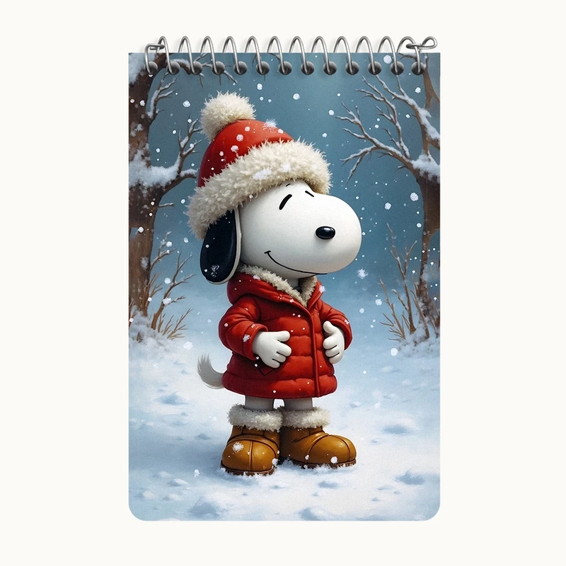 دفتر یادداشت 50 برگ خندالو طرح اسنوپی کد F8761