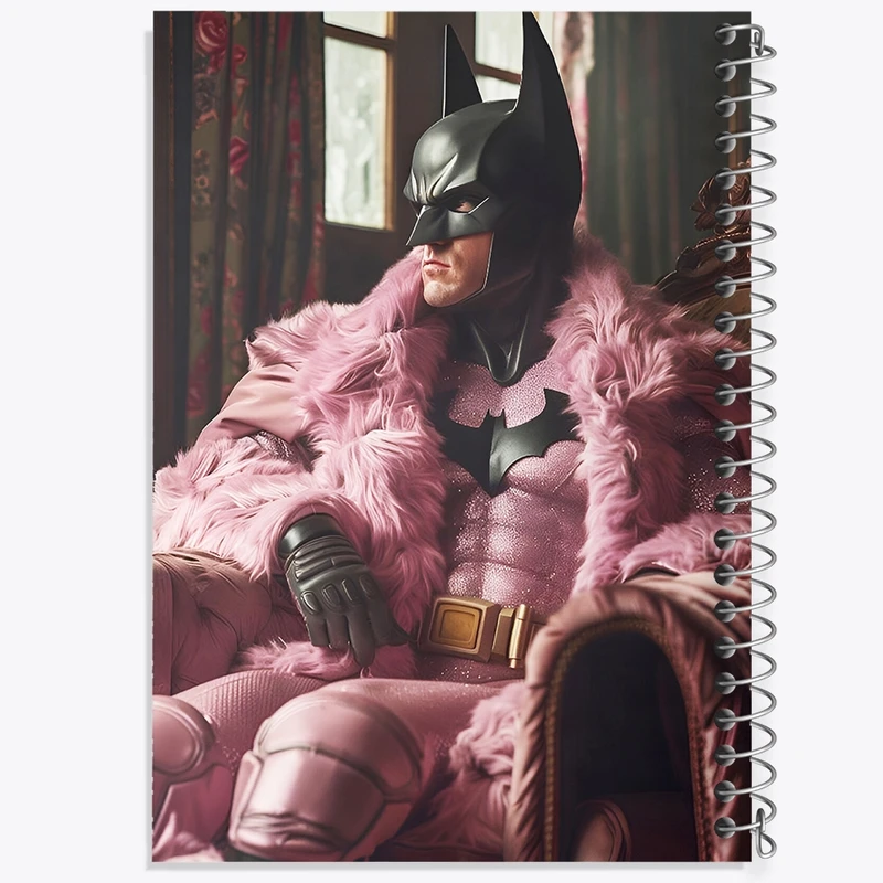 دفتر ژورنال نویسی 50 برگ خندالو مدل نقطه ای طرح بتمن (Batman) کد F10756