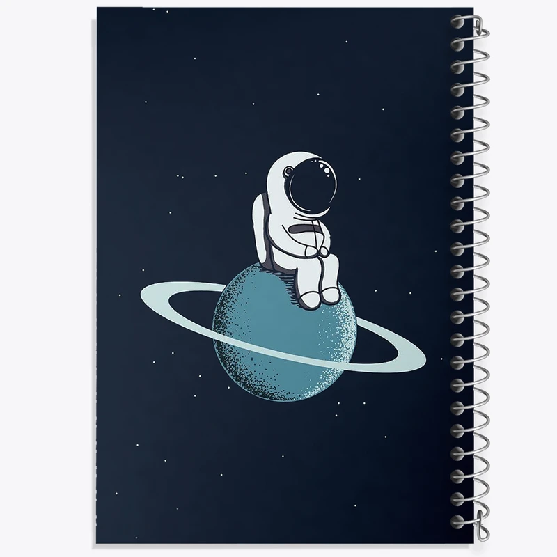 دفتر طراحی 50 برگ خندالو طرح فضایی کد 25142