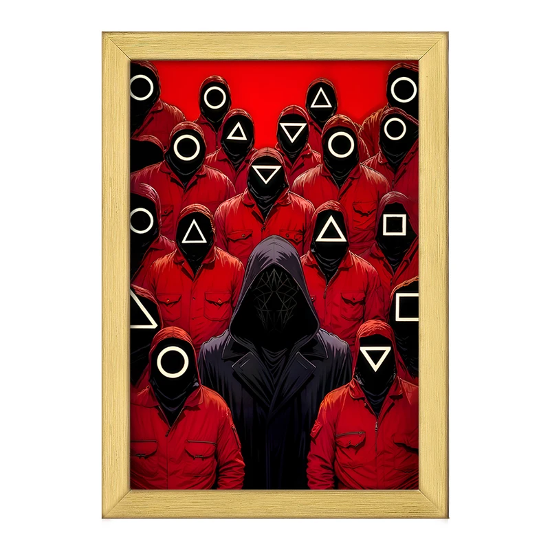 تابلو خندالو طرح بازی مرکب (Squid Game) کد F11871