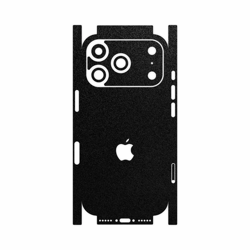 برچسب پوششی ماهوت مدل Black-Suede-FullSkin مناسب برای گوشی موبایل اپل iPhone 17 Pro