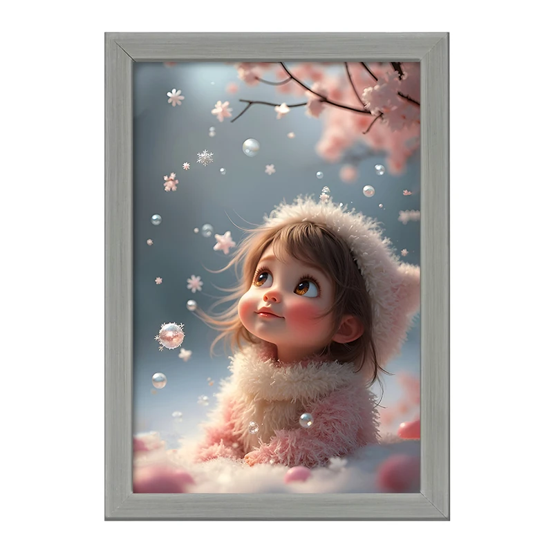 تابلو خندالو طرح دخترانه کودکانه کد F9491