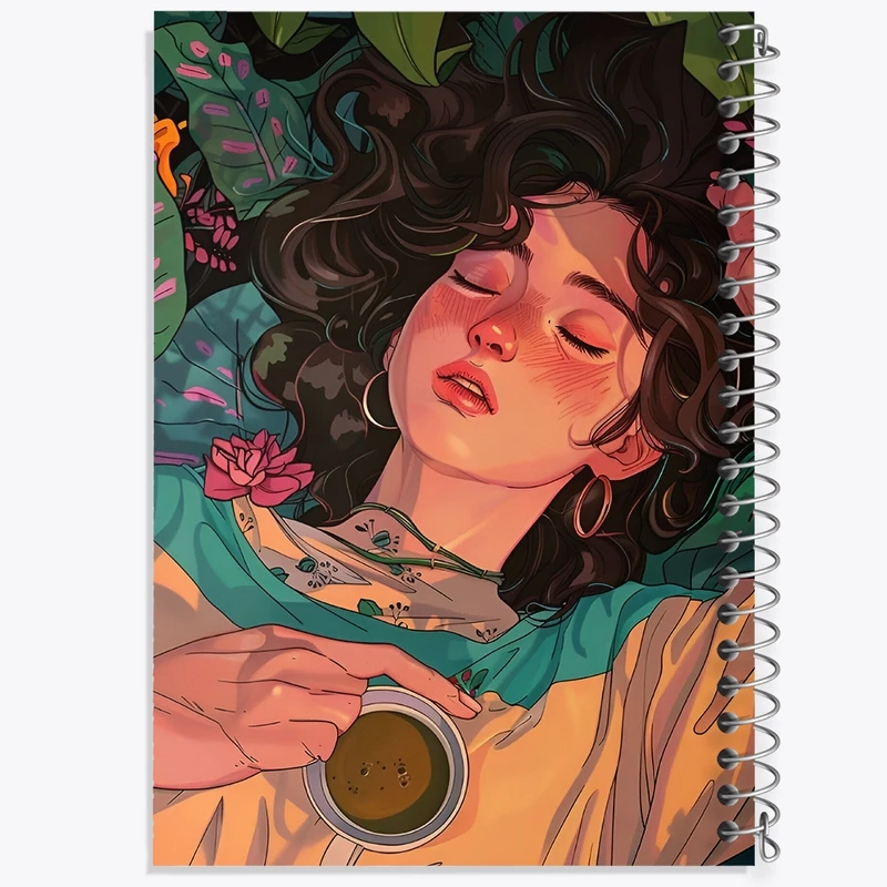 دفتر طراحی 50 برگ خندالو طرح دخترانه کد F3274