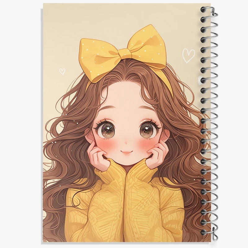 دفتر طراحی 50 برگ خندالو طرح دخترانه کد F2283