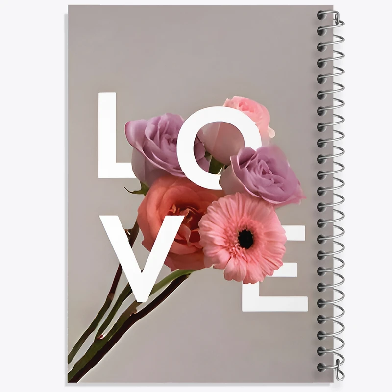 دفتر لیست خرید 50 برگ خندالو طرح Love کد F9501