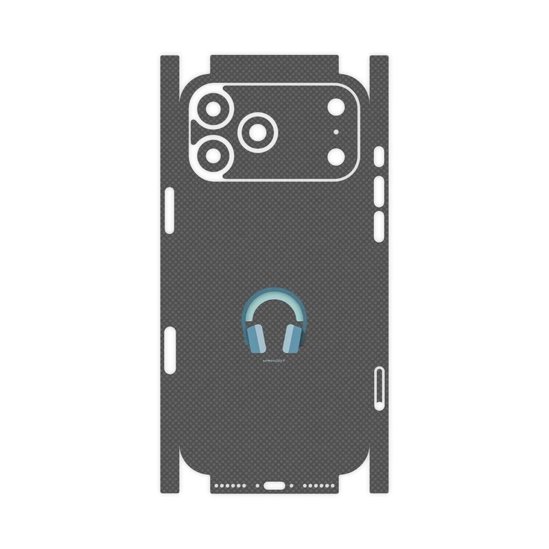 برچسب پوششی ماهوت مدل Minimal Headphone Icon-FullSkin مناسب برای گوشی موبایل اپل iPhone 17 Pro Max