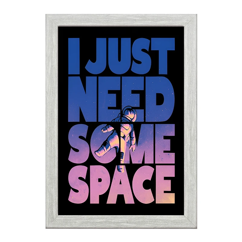 تابلو خندالو طرح I Just Need Some Space کد F10099