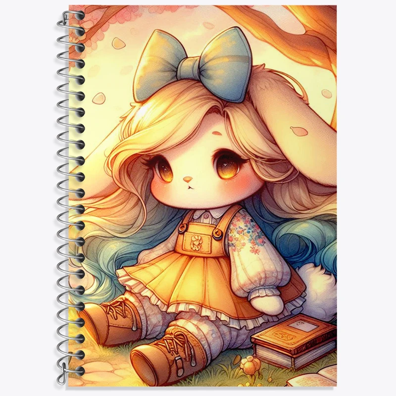 دفتر نت موسیقی 50 برگ خندالو طرح خرگوش بامزه کد N7730