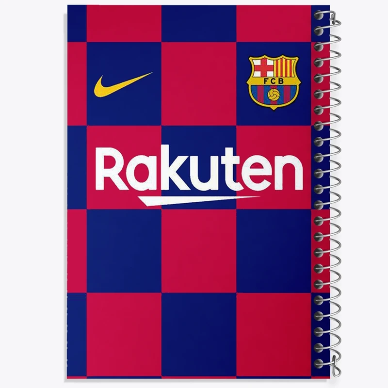دفتر طراحی 50 برگ خندالو طرح باشگاه بارسلونا FC Barcelona  کد 2143