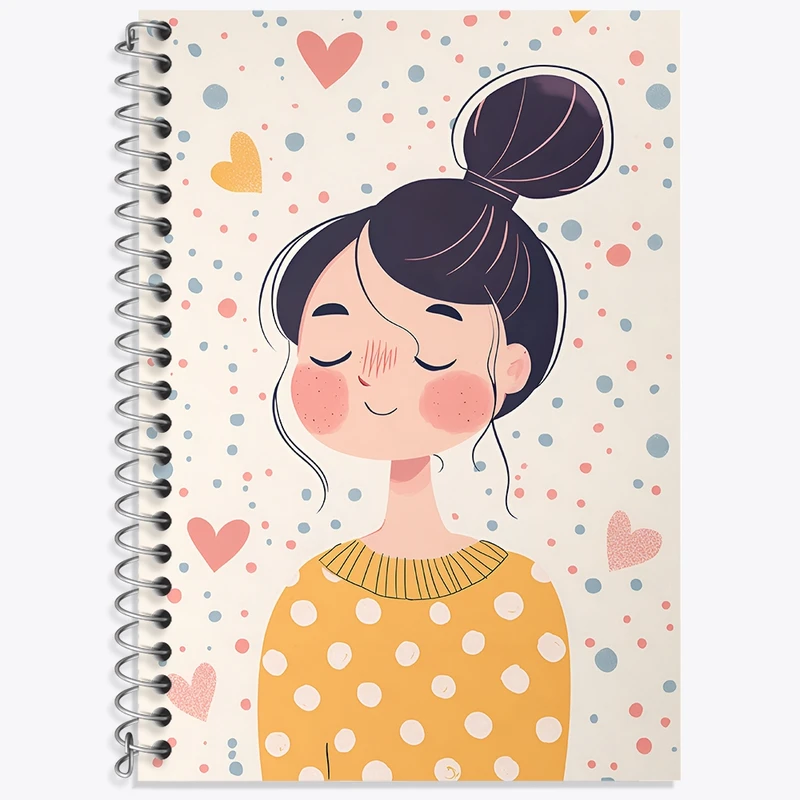 دفتر لغت 50 برگ خندالو طرح دخترانه فانتزی کد N7359