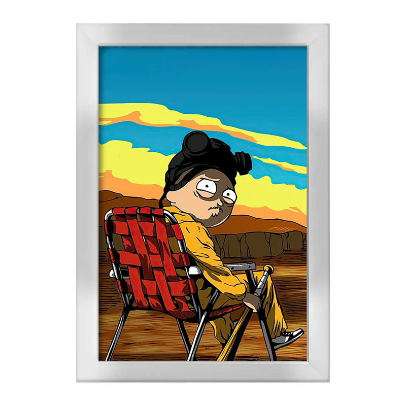 تابلو خندالو طرح انیمیشن ریک و مورتی Rick and Mort کد 26382